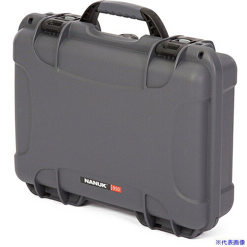 ■タカチ 防水キャリングケース(カラーバージョン) NKシリーズ 外形寸法間口363×奥行284×高さ121mm グラファイトグレー 内装スポンジフォームなし NK910G(7077694)[法人限定][外直送元]