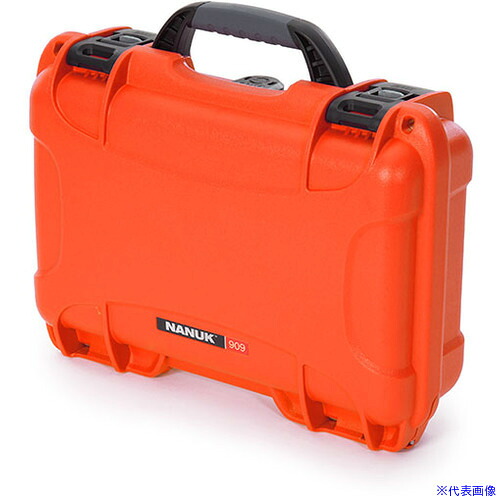 ■タカチ 防水キャリングケース(カラーバージョン) NKシリーズ 外形寸法間口321&times;奥行230&times;高さ110mm オレンジ 内装スポンジフォームなし NK909O(7077708)[法人限定][外直送元]｜セミプロＤＩＹ店ファースト