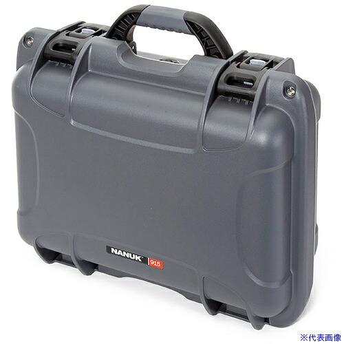 ■タカチ 防水キャリングケース(カラーバージョン) NKシリーズ 外形寸法間口391&times;奥行309&times;高さ172mm グラファイトグレー 内装スポンジフォームなし NK915G(7077710)[法人限定][外直送元]｜セミプロＤＩＹ店ファースト