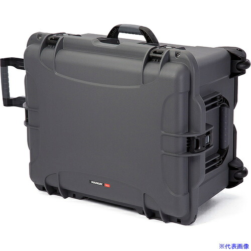 ■タカチ 防水キャリングケース(カラーバージョン) NKシリーズ 外形寸法間口646&times;奥行509&times;高さ368mm グラファイト 内装スポンジフォーム付き NK960GS(7077728)[法人限定][外直送元]｜セミプロＤＩＹ店ファースト