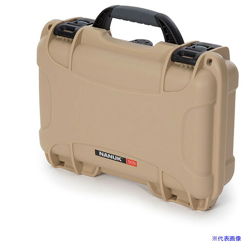 ■タカチ 防水キャリングケース(カラーバージョン) NKシリーズ 外形寸法間口321&times;奥行230&times;高さ110mm タン 内装スポンジフォーム付き NK909TS(7079345)[法人限定][外直送元]｜セミプロＤＩＹ店ファースト