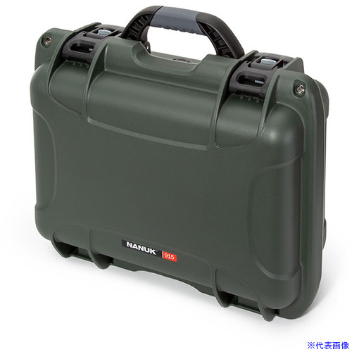 ■タカチ 防水キャリングケース(カラーバージョン) NKシリーズ 外形寸法間口391&times;奥行309&times;高さ172mm オリーブグリーン 内装スポンジフォーム付き NK915OLS(7079386)[法人限定][外直送元]｜セミプロＤＩＹ店ファースト