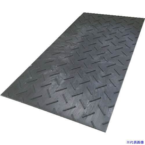 ■ウッドプラスチック 合成ゴムマット フィットくん 1000mm&times;2000mm&times;10mm 連結穴無し F10K0(7094521)[法人限定][外直送元]｜セミプロＤＩＹ店ファースト
