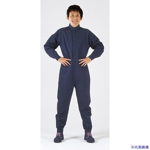■テイケン CWW52エクスファイア耐熱つなぎ服4L CWW524L(7130461)[送料別途お見積り][法人限定][掲外取寄]