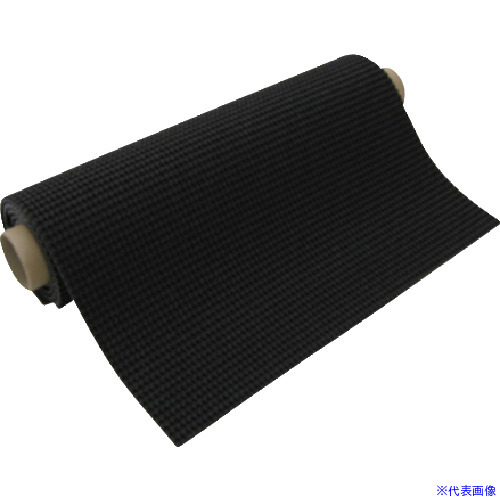 ■トーワ ダイヤマットAM 1000mm×10m ブラック DMAM1007(7217269)[法人限定][外直送元]