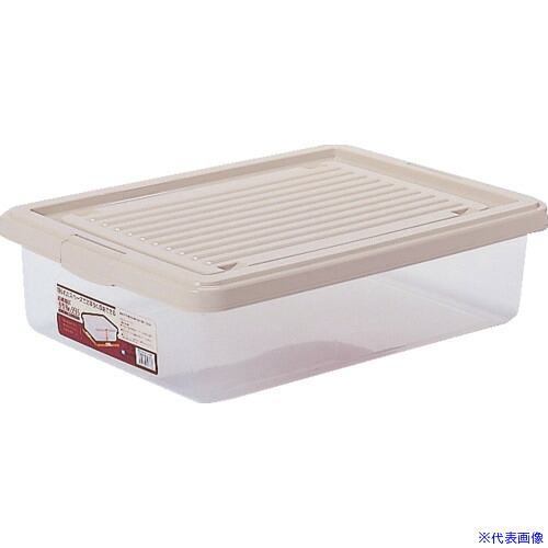 ■SANKO pla 収納ケース 307378 ホームケース浅型 NO5515 ソフトベージュ 550&times;420&times;150 307378(7235486)&times;9[送料別途お見積り][法人限定][掲外取寄]｜セミプロＤＩＹ店ファースト