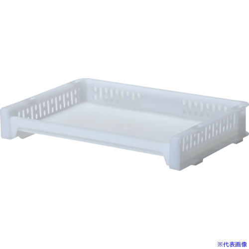 ■SANKO pla 428592 eラック トレー M シンプルホワイト 363&times;248&times;63 428592(7237067)&times;40[送料別途お見積り][法人限定][掲外取寄]｜セミプロＤＩＹ店ファースト