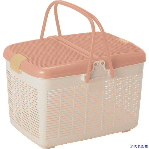 ■SANKO pla 117083 リオバスケット NO5 アースベージュ 375&times;300&times;240 117083(7238623)&times;12[送料別途お見積り][法人限定][掲外取寄]｜セミプロＤＩＹ店ファースト