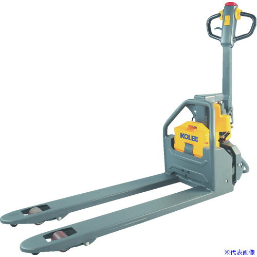 ■コレック エコノミーローリフトトラック 1500Kg フォーク1070mm EK15M(7241692)[送料別途お見積り][法人限定][外直送]