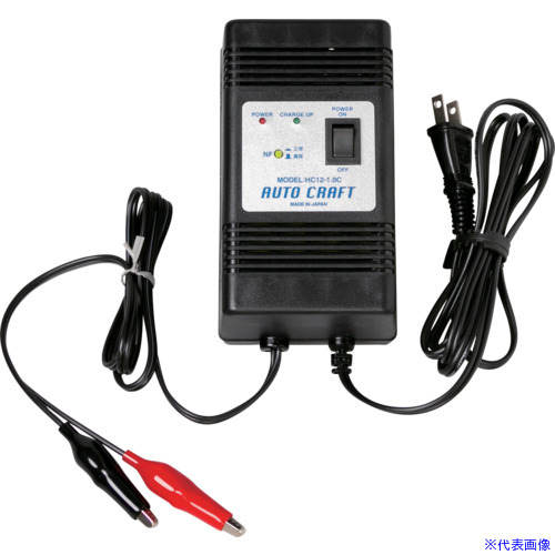 ■OAC ORION オリオンオートクラフト 小形シール鉛蓄電池専用充電器 HCシリーズ DC12V0.5A HC120.5C(7285185)[送料別途お見積り][法人限定][外直送]｜セミプロＤＩＹ店ファースト