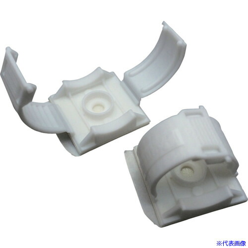 ■PANDUIT 固定具 クリンチャー 粘着テープ付き 白 (100個入) ARC.68AC(7311656)&times;5[送料別途お見積り][法人限定][メーカー取寄]｜セミプロＤＩＹ店ファースト