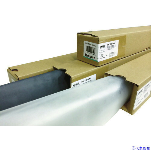 ■PANDUIT 熱収縮チュ−ブ 標準タイプ 黒 (2本入) HSTT300482(7313586)|セミプロDIY店ファースト