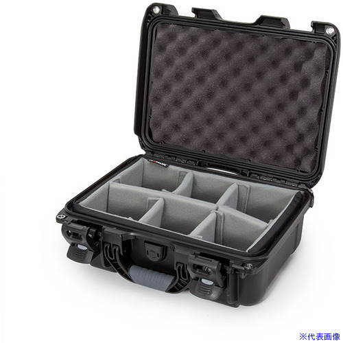 ■タカチ ディバイダー付防水キャリングケース 鍵付き NKKDシリーズ 外形寸法391&times;309&times;172mm NKKD915B(7341755)[法人限定][外直送元]｜セミプロＤＩＹ店ファースト