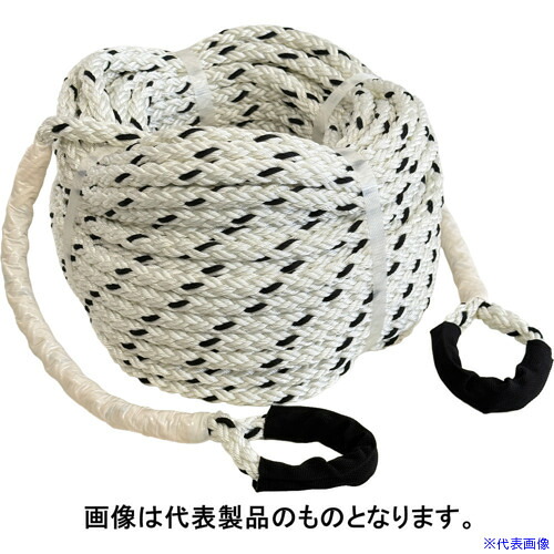 ■JAPPY ケーブルウインチ用ロープ 直径φ14 長さ50m WROP145(7350141)[送料別途お見積り][法人限定][掲外取寄]｜セミプロＤＩＹ店ファースト