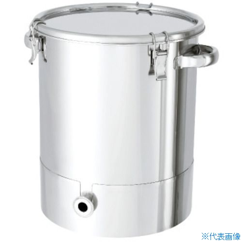 ■MONOVATE ステンレスタンク片テーパー型クリップ式密閉容器 20L KTTCTH30(7516002)