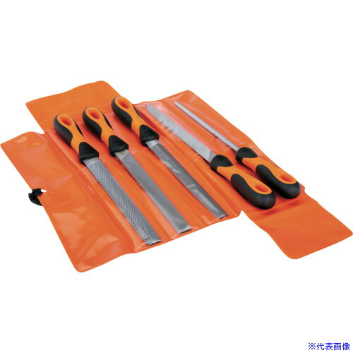 ■BAHCO 鉄工用ヤスリセット 中目 刃長200mm 5本入 14770822(7573171)｜セミプロＤＩＹ店ファースト