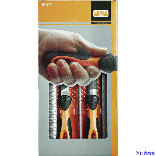 ■BAHCO ヤスリセット 荒目 刃長200mm 5本 14790812(7573219)