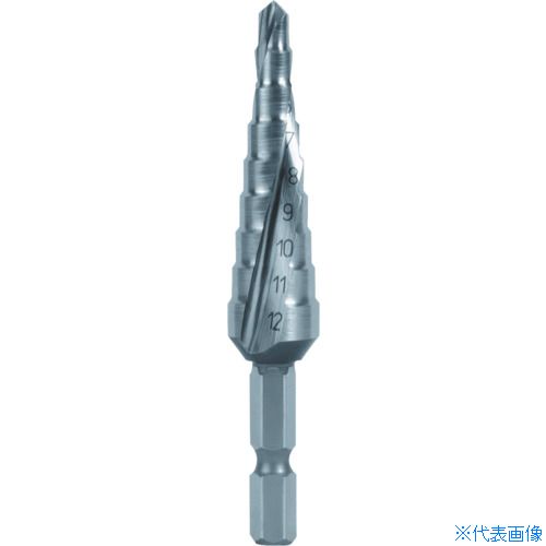 ■RUKO 2枚刃スパイラルステップドリル(六角軸タイプ) 20mm ハイス 101051H(7659644)