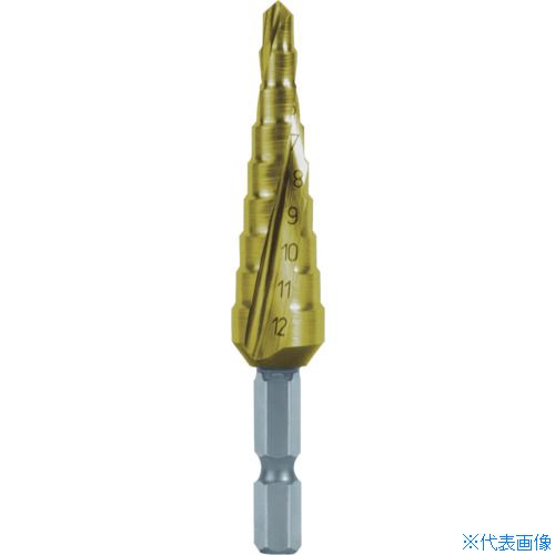 ■RUKO 2枚刃スパイラルステップドリル(六角軸タイプ) 30mm チタン 101052TH(7659725)｜セミプロＤＩＹ店ファースト