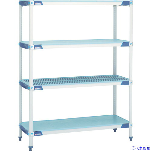 ■ERECTA メトロマックスiフラットマット 間口1520mm&times;奥行465mm&times;高さ1886mm 5段 MX1860FMX74P5(7707096)[法人限定][直送元]｜セミプロＤＩＹ店ファースト