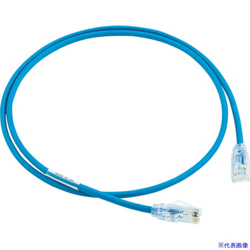 ■PANDUIT カテゴリ6A細径パッチコード 15m 青 UTP28X15MBU UTP28X15MBU(7853513)