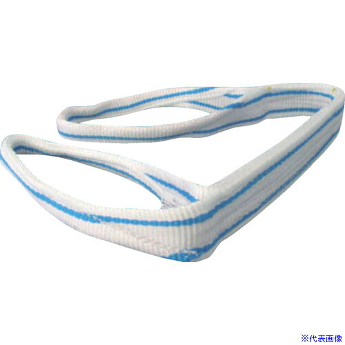 ■TESAC 耐化学薬品用スリング(JIS2等級・両端アイ形)50mm幅×5m PP2E50X5(7931549)
