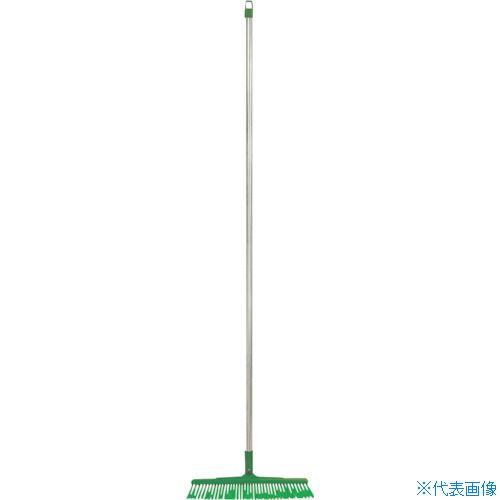 ■BURRTEC バーキュートプラス 衛生管理用ほうき ソフト緑1 BCP30－60SUS－SG 1P※ 62603401(7961618)[送料別途お見積り][法人限定][メーカー取寄]