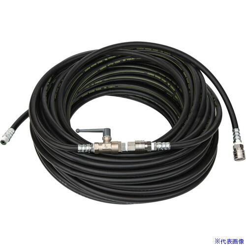 ■Asada 洗管ホース 3/8×30m SUSワンタッチカプラ仕様 HD03245(8067965)[法人限定][外直送元]