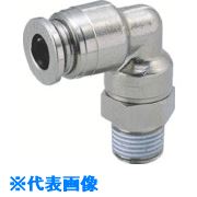 ■PISCO ワンタッチ接手 チューブフィッティングブラスエルボ チューブ6ネジR1/4ゴムFKMカバー無 KL6021F(8095874)×10[送料別途お見積り][法人限定][掲外取寄]