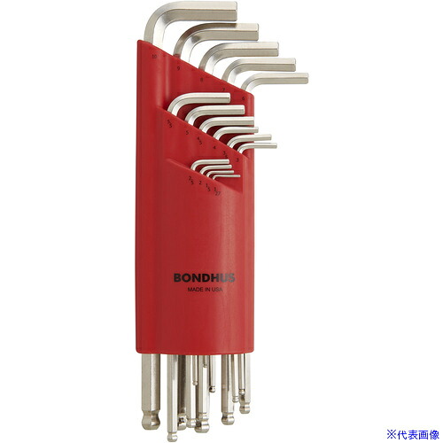 ■BONDHUS ボールポイント・L－レンチ エクストラロング セット15本組(1.27－10mm) BLX15MB(8108267)
