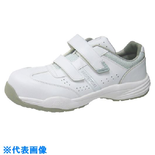 ■ミドリ安全 小指保護先芯入りスニーカー(マジックタイプ) PF－115 26.0 PF115W26.0(8112293)[送料別途お見積り][法人限定][掲外取寄]