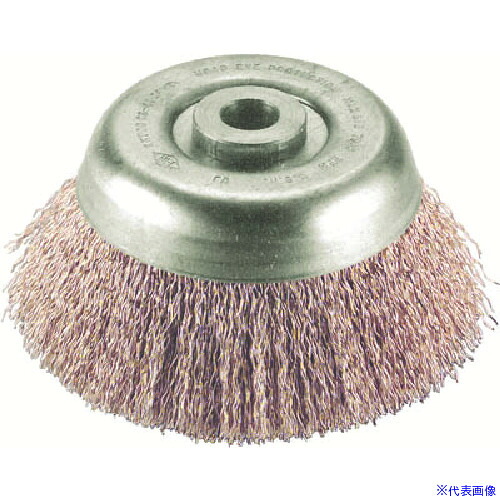■Ampco 防爆ワイヤーカップブラシ(ねじ山なし) 外径101.6mm 線径0.508mm AMCCB45(8131363)[送料別途お見積り][法人限定][掲外取寄]｜セミプロＤＩＹ店ファースト