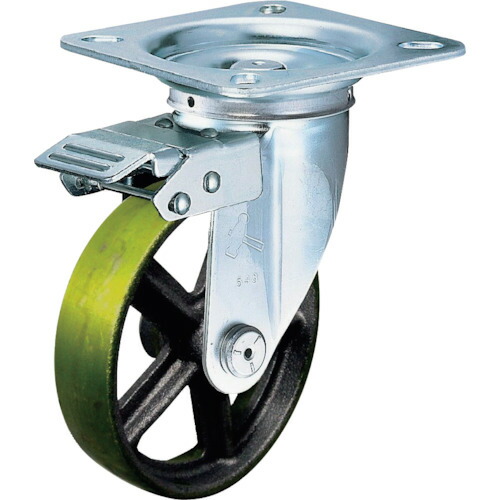 ■ハンマー スイッチキャスター イモノ車輪 125mm 400FASC125(8140728)[送料別途お見積り][法人限定][掲外取寄]