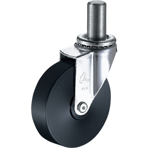 ■ハンマー 差込み旋回式MCナイロン車輪 150mm 420EKMC150(8142656)[送料別途お見積り][法人限定][掲外取寄]