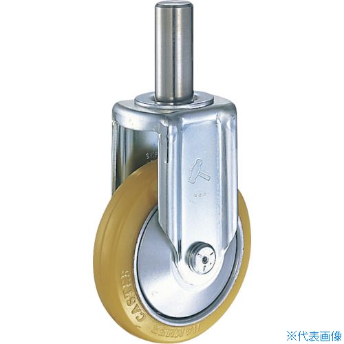 ■ハンマー 差込み固定式ウレタン車輪(ローラーベアリング)150mm 420SKRURB150(8142860)[送料別途お見積り][法人限定][掲外取寄]