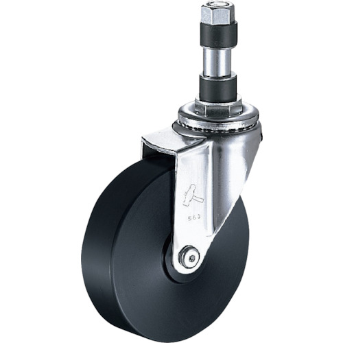 ■ハンマー パイプ差込み旋回式MCナイロン車輪 150mm φ22用 4206EXMC150(8143263)[送料別途お見積り][法人限定][掲外取寄]
