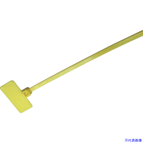 ■PANDUIT 旗型タイプナイロン結束バンド 黄 (1000本入) PLF1MM4Y(8146449) 16,871円