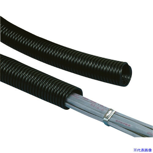 ■PANDUIT コルゲートチューブ 耐熱性ナイロン6 スリットなし 黒 CLTS125NL(8146635)[送料別途お見積り][法人限定][メーカー取寄]｜セミプロＤＩＹ店ファースト