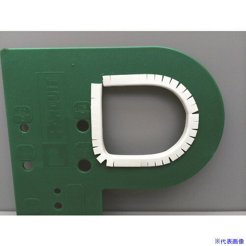 ■PANDUIT 自在ブッシュ スリット付き・ロールタイプ 難燃性白 GEE144FRCY(8146660)