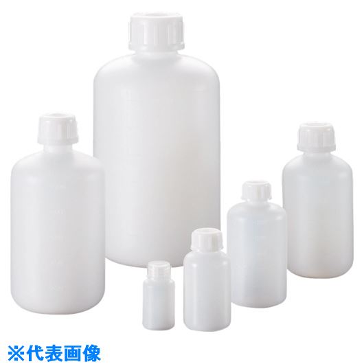 ■サンプラ PE細口瓶 50mL (400本入) 02061C(8162585)[送料別途お見積り][法人限定][掲外取寄]