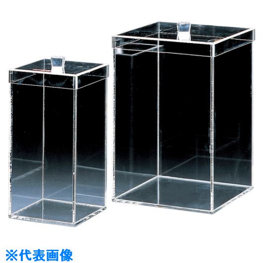 ■サンプラ 角型標本瓶 20L 02315(8162645)[送料別途見積り][法人・事業所限定][掲外取寄]