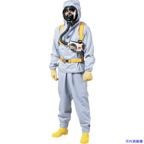 ■シゲマツ 【受注生産品】 密閉形防護服PS410K上着小(07753) 07753(8167497)[送料別途お見積り][法人限定][掲外取寄]｜セミプロＤＩＹ店ファースト