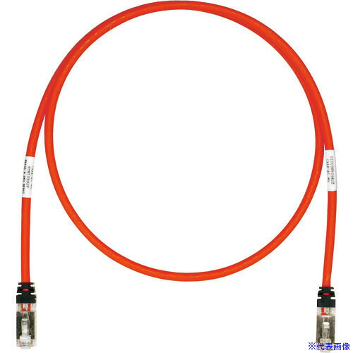 ■PANDUIT CAT6A/CAT6 シールドパッチコード 10m 赤 STP6X10MRD STP6X10MRD(8180453)｜セミプロＤＩＹ店ファースト