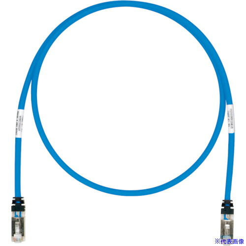 ■PANDUIT CAT6A/CAT6 シールドパッチコード 15m 青 STP6X15MBU STP6X15MBU(8180461)