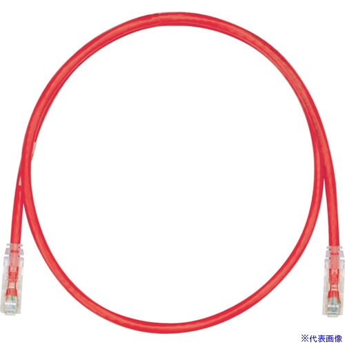 ■PANDUIT カテゴリ6UTPパッチコード 2.5m 赤 UTPSP2.5MRDY(8180848)&times;10[送料別途お見積り][法人限定][掲外取寄]｜セミプロＤＩＹ店ファースト