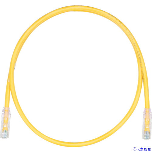 ■PANDUIT カテゴリ6UTPパッチコード 20m 黄 UTPSP20MYLY(8180860)×10[送料別途お見積り][法人限定][メーカー取寄]