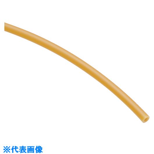 ■PISCO ナイロンチューブ イエローブラウン 6×4 100M NA0640100YB(8181406)[送料別途お見積り][法人限定][掲外取寄]