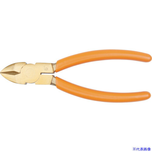 ■BAHCO 防爆ノンスパーキングシャーカッティングプライヤー 銅線切断0.8mm 全長160mm NSB402160(8183109)
