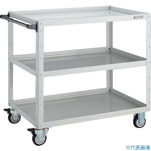 ■TRUSCO ツールワゴン イーグルワゴン 900X600XH880 ウレタン車輪 ホワイト EGW993UW(8183793)