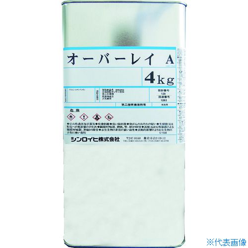 ■Sinloihi 蓄光塗料 オーバーレイA 4kg クリヤー 2000T4(8186484)｜セミプロＤＩＹ店ファースト